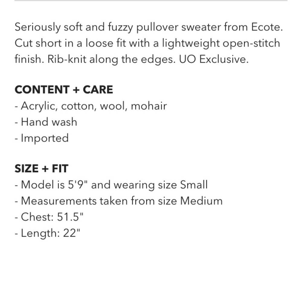 NWOT UO Ectoé Stardust Open-Stitch Sweater - Picture 5 of 5